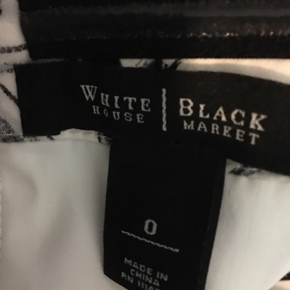 Black And White Patterned Bustier - image 2